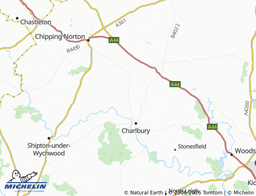 MICHELIN Spelsbury map - ViaMichelin