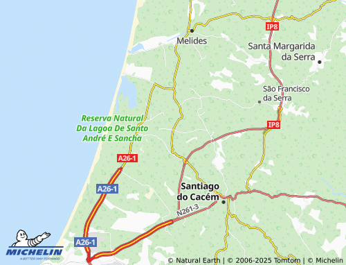 MICHELIN Foros da Zambujeira map - ViaMichelin