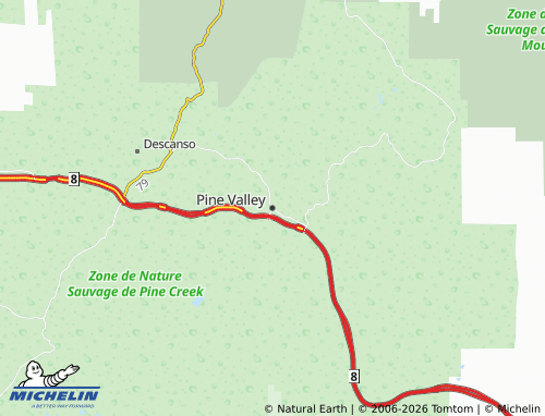Mappa MICHELIN Pine Valley - ViaMichelin