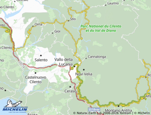 Mapa MICHELIN Moio della Civitella - ViaMichelin