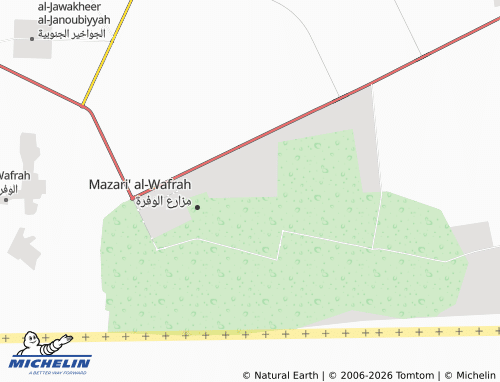 MICHELIN Wafra Farms Block 10 map - ViaMichelin