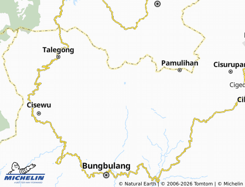 MICHELIN Gunung Jampang map - ViaMichelin