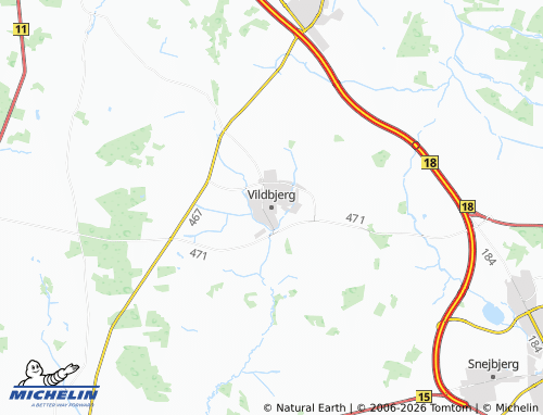 Mappa MICHELIN Vildbjerg - ViaMichelin
