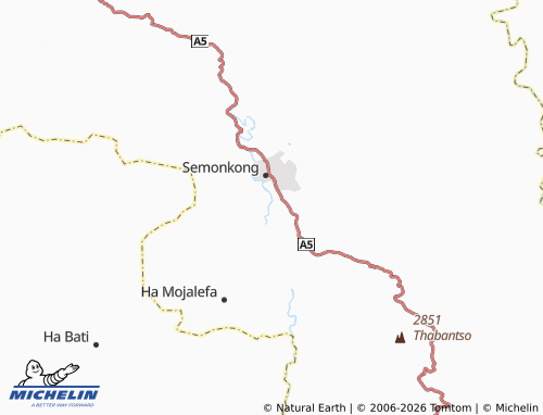 Carte MICHELIN Ha Pitso - ViaMichelin