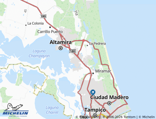 Mappa MICHELIN Lomas de Monte Alto - ViaMichelin