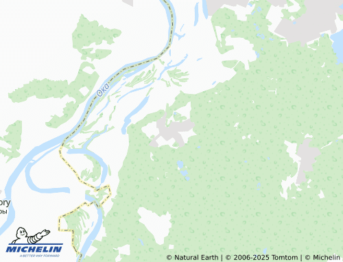 MICHELIN Nizhnyaya Vereya map - ViaMichelin