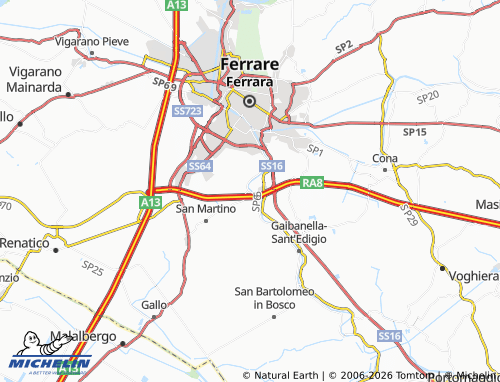 MICHELIN Torre della Fossa map - ViaMichelin