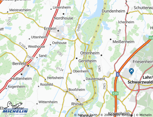 Mapa MICHELIN Gerstheim - ViaMichelin