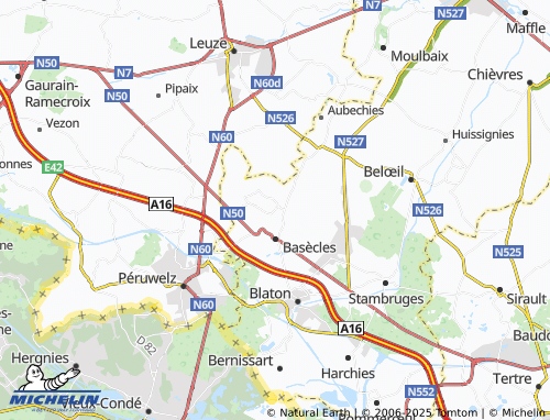 MICHELIN Wadelincourt map - ViaMichelin