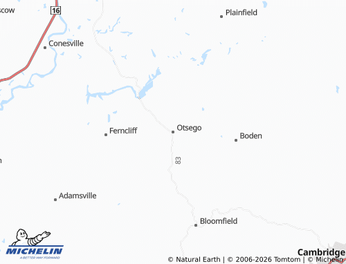 Mappa MICHELIN Otsego - ViaMichelin