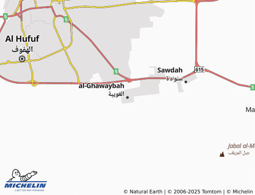 MICHELIN Al Ghuwaybah map - ViaMichelin