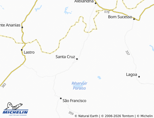 Mapa MICHELIN Santa Cruz - ViaMichelin