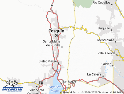 Mappa MICHELIN Santa María de Punilla - ViaMichelin