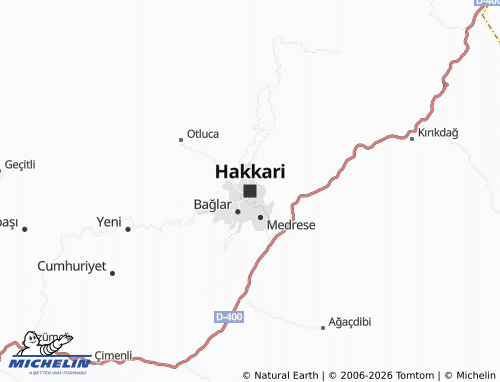 MICHELIN-Landkarte Hakkari - ViaMichelin