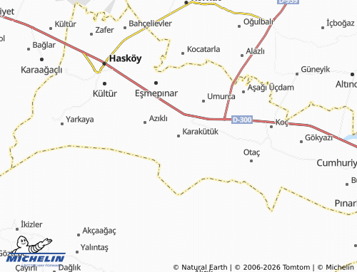 Mappa MICHELIN Karakütük - ViaMichelin