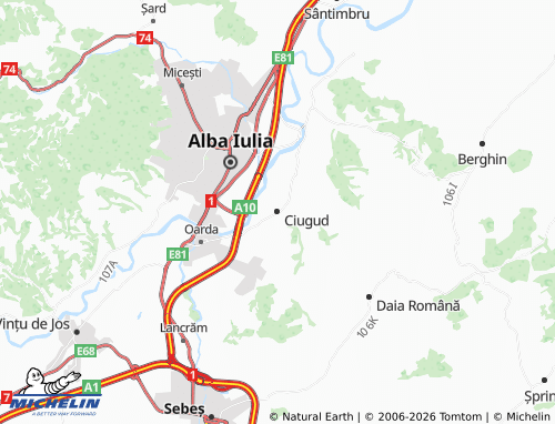 Mapa MICHELIN Ciugud - ViaMichelin
