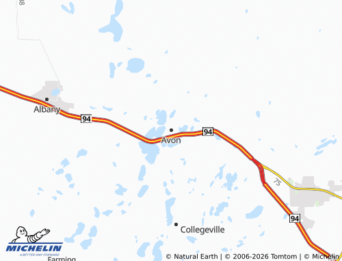 Mapa MICHELIN Avon - ViaMichelin