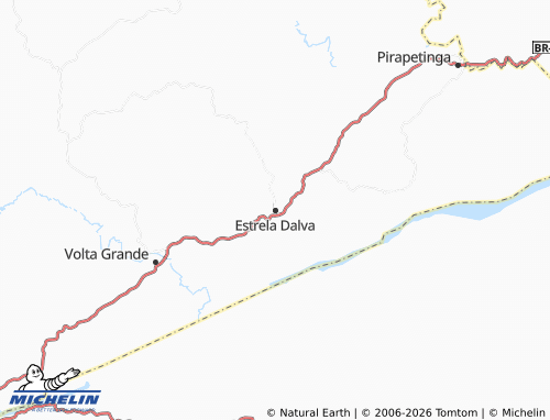 Carte MICHELIN Estrela Dalva - ViaMichelin