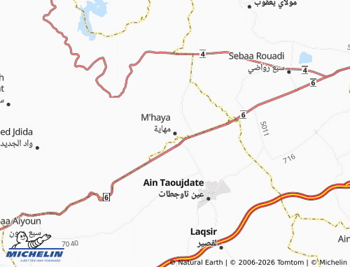 MICHELIN Mahayah map - ViaMichelin