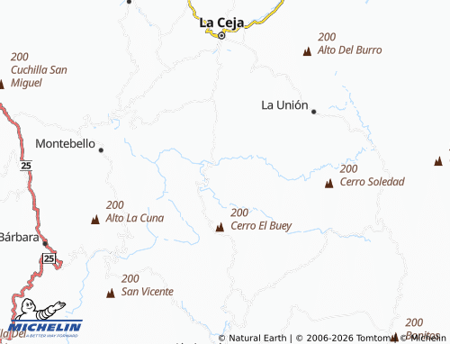 MICHELIN Colmenas map - ViaMichelin