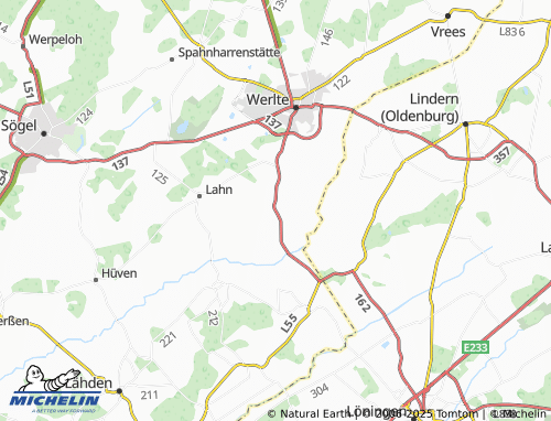 MICHELIN Wieste map - ViaMichelin