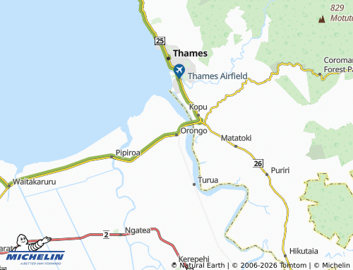 Mapa MICHELIN Orongo - ViaMichelin