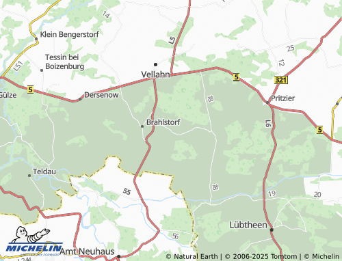 MICHELIN Düssin map - ViaMichelin
