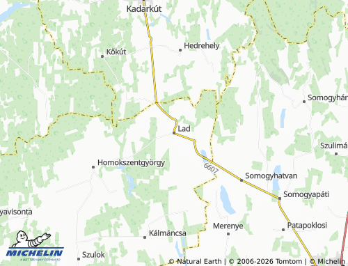 Mapa MICHELIN Lad - ViaMichelin
