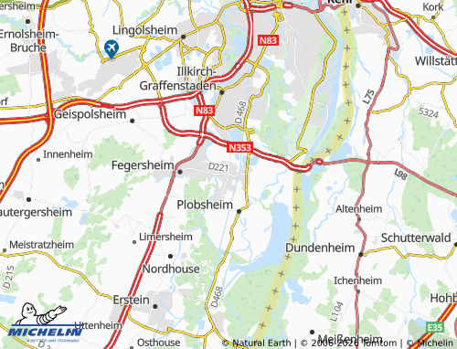 Mapa MICHELIN Eschau - ViaMichelin