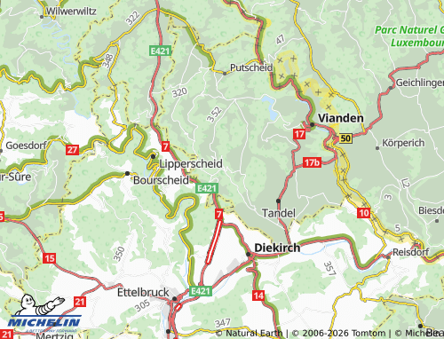 MICHELIN-Landkarte Brandenburg - ViaMichelin