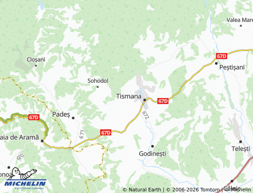 MICHELIN Pocruia map - ViaMichelin