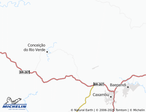 MICHELIN Águas de Contendas map - ViaMichelin