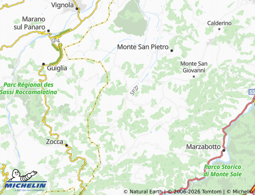 MICHELIN Savigno map - ViaMichelin