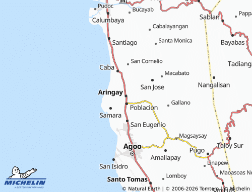 MICHELIN Aringay map - ViaMichelin