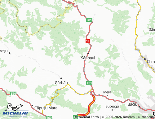 MICHELIN-Landkarte Șardu - ViaMichelin