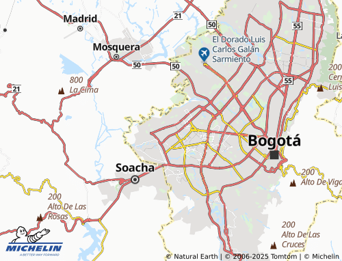 MICHELIN Las Margaritas map - ViaMichelin