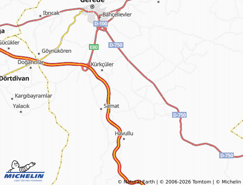 Mappa MICHELIN Mircekiraz - ViaMichelin