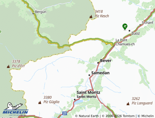 Carte MICHELIN Spinas - ViaMichelin