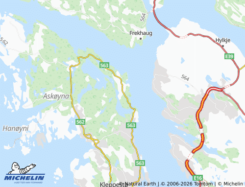 Mapa MICHELIN Ask - ViaMichelin