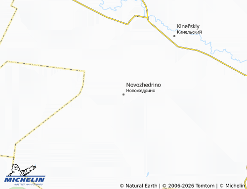 MICHELIN-Landkarte Novozhedrino - ViaMichelin