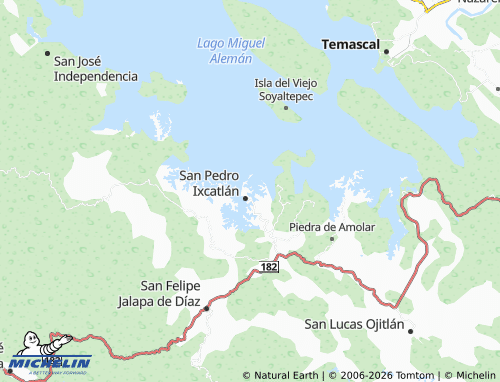 Mapa MICHELIN Vicente Guerrero - ViaMichelin