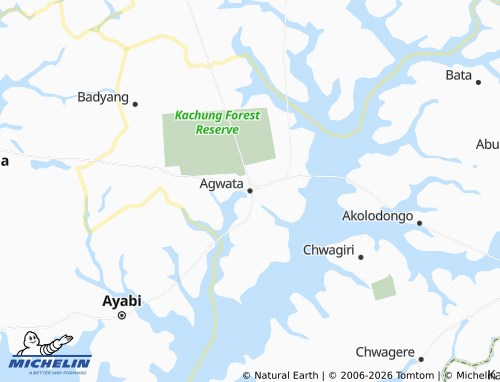 Mappa MICHELIN Agwata - ViaMichelin