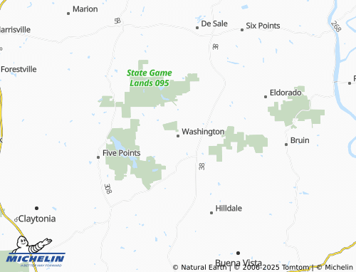 MICHELIN Washington map - ViaMichelin