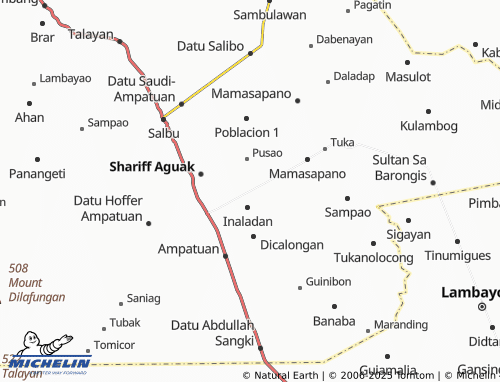Mappa MICHELIN Linantangan - ViaMichelin