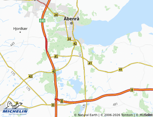 MICHELIN Stubbæk map - ViaMichelin