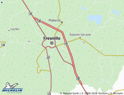 MICHELIN Muralistas map - ViaMichelin