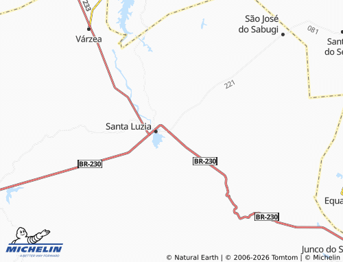 Mapa MICHELIN Frei Damião - ViaMichelin