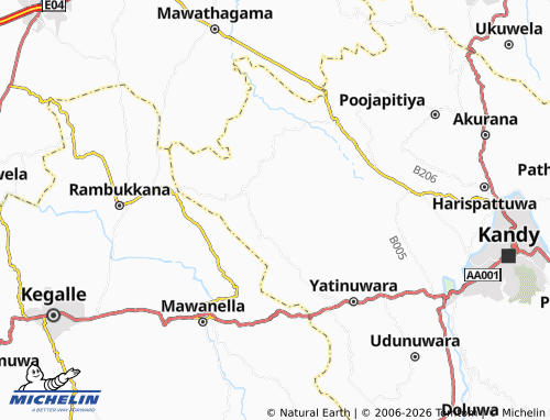 Mappa MICHELIN Pattapola Ihalagama - ViaMichelin