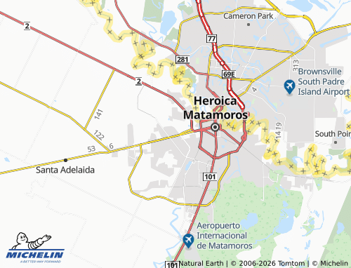 MICHELIN Cedrito map - ViaMichelin