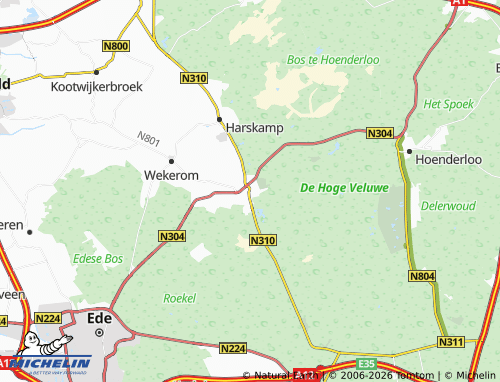 Carte MICHELIN Otterlo - ViaMichelin